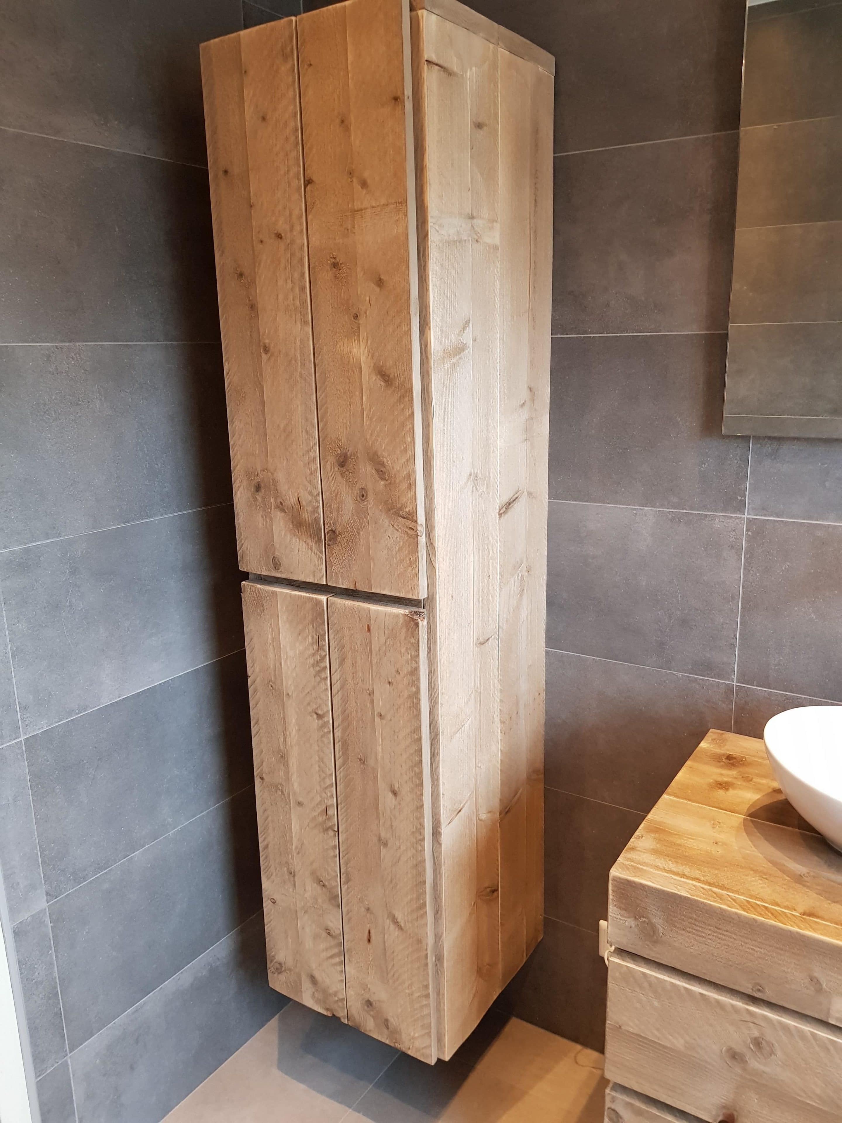 Steigerhouten Badkamerkast Adisa