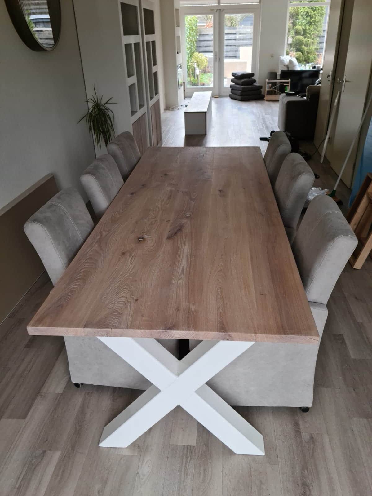 Eiken eettafel Ishara bestellen bij WoodChoice