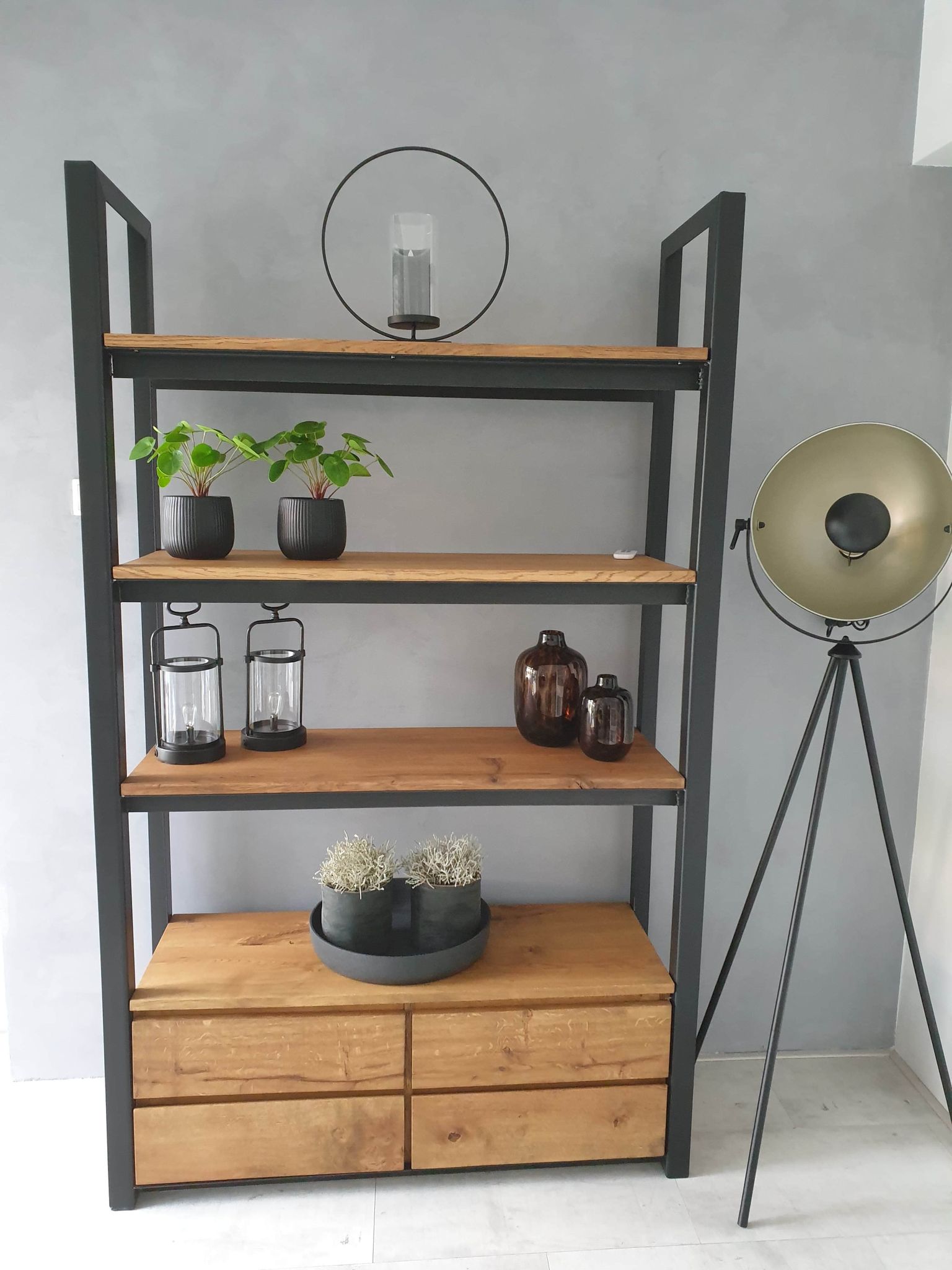Eiken Wandkast Cantara