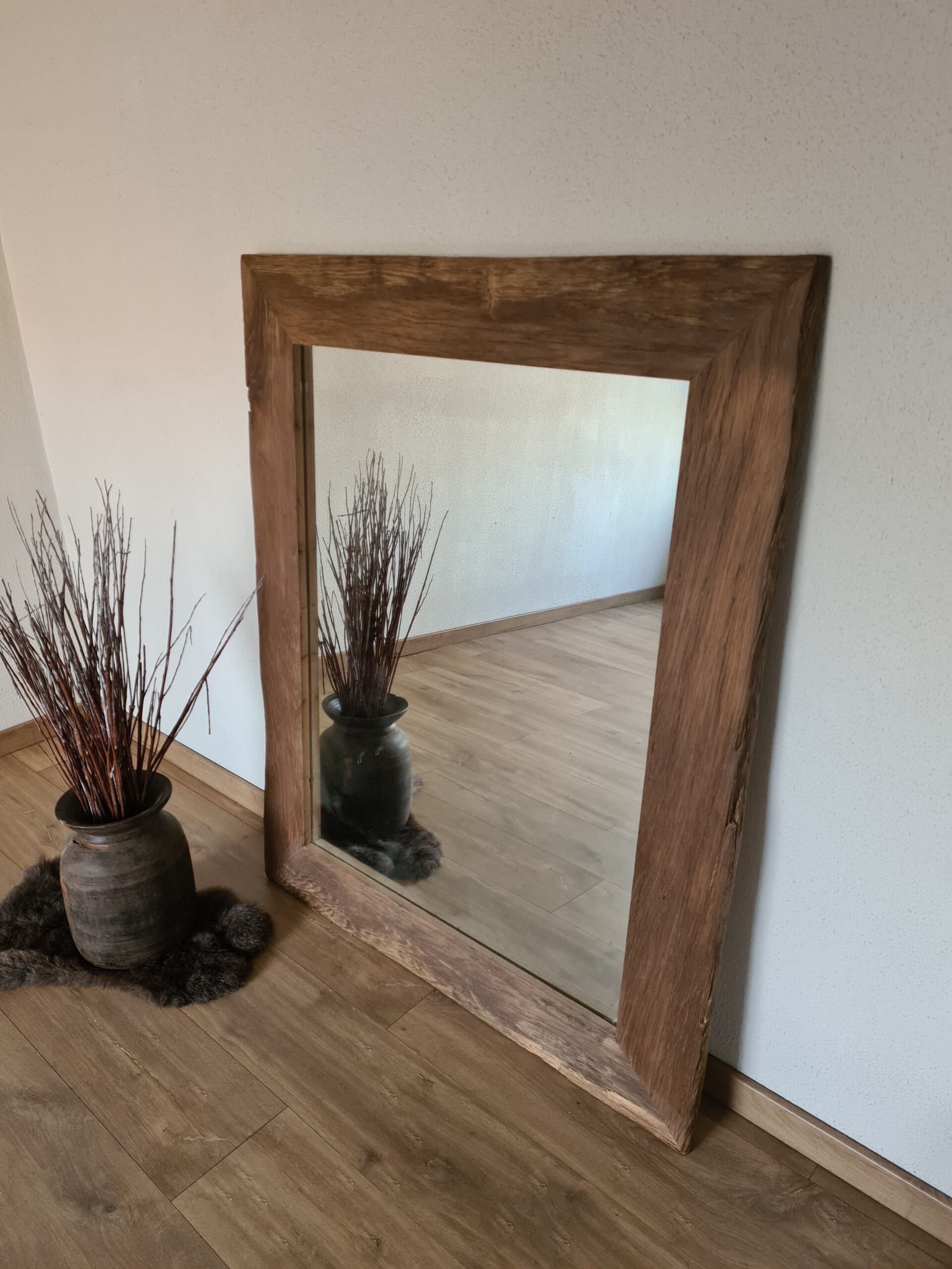 Bounty Welvarend hengel Oud Eiken spiegel - WoodChoice - Oud Eiken spiegel