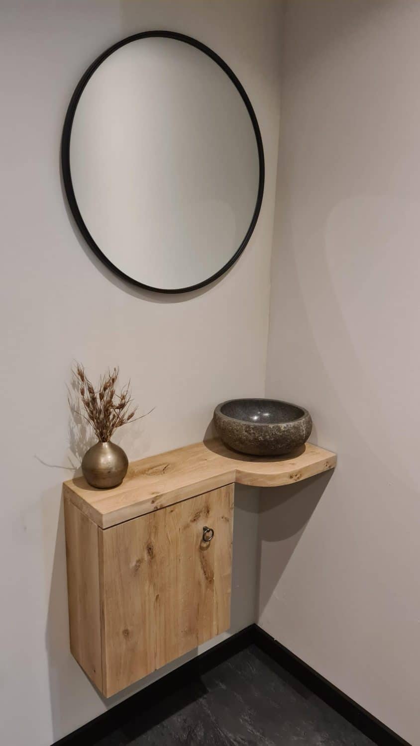 oud eiken toiletmeubel | woodchoice