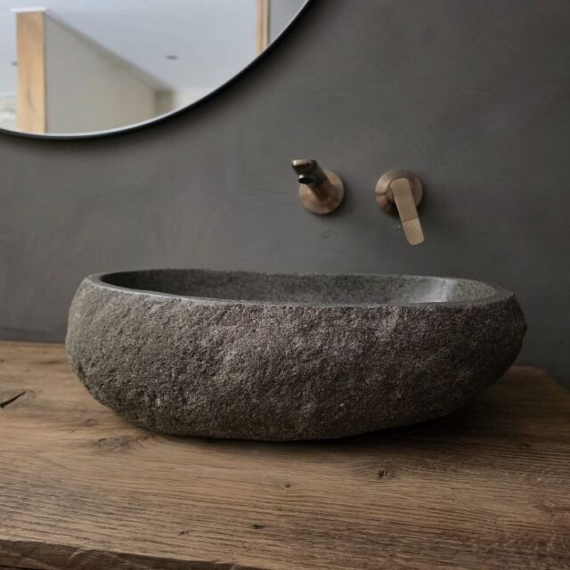 Rivierstenen Waskom Rw00099